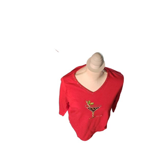 NWT Ready for Gifting! Med Quaker Factory Party Girl t in Gem Stocking - Picture 12 of 12